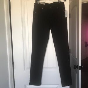 Rue21 Jeans Juniors Size 9/10R Black Skinny Mid Rise Women's NWT